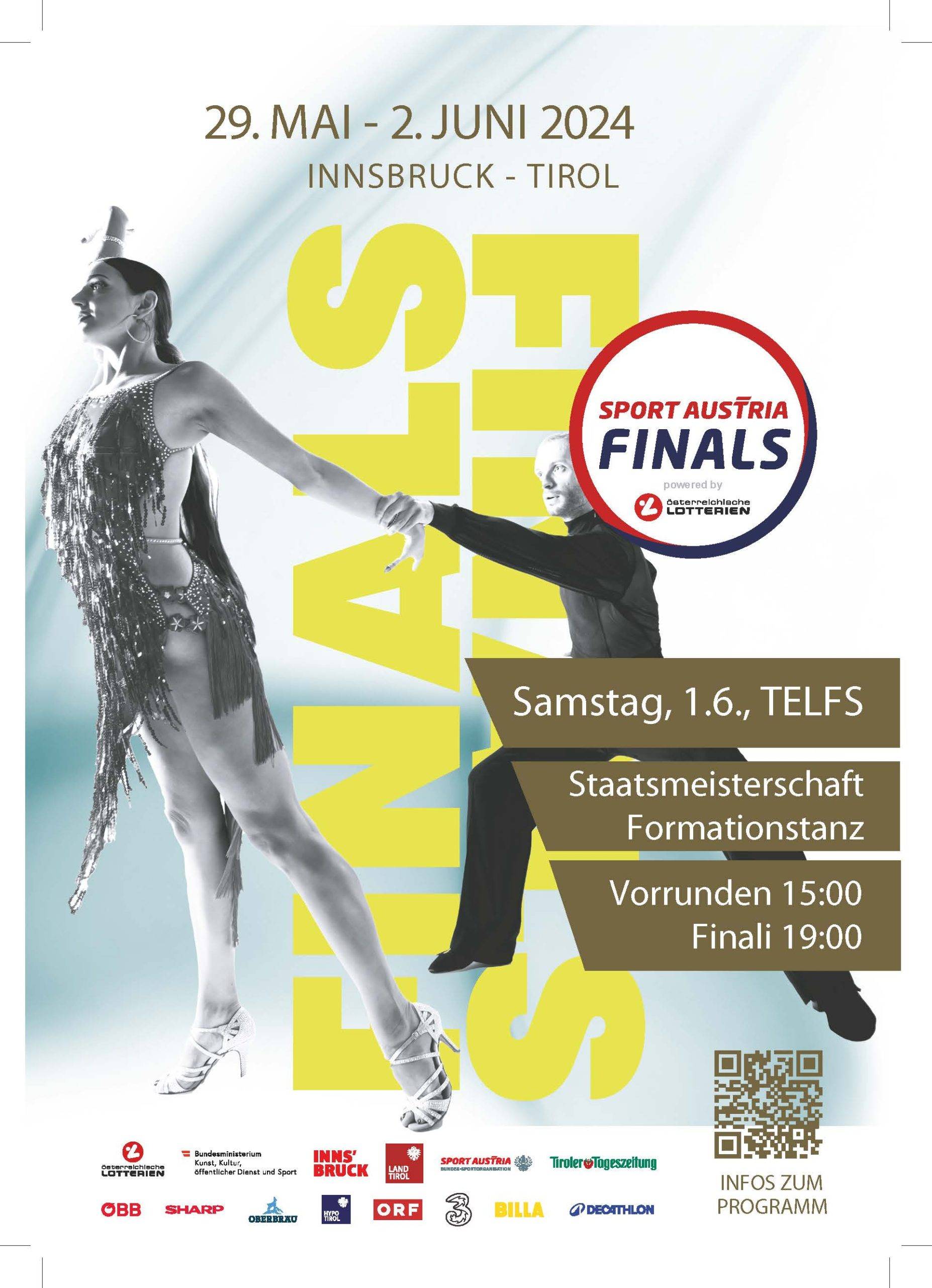 Poster Formationsmeisterschaft Tanzen Telfs